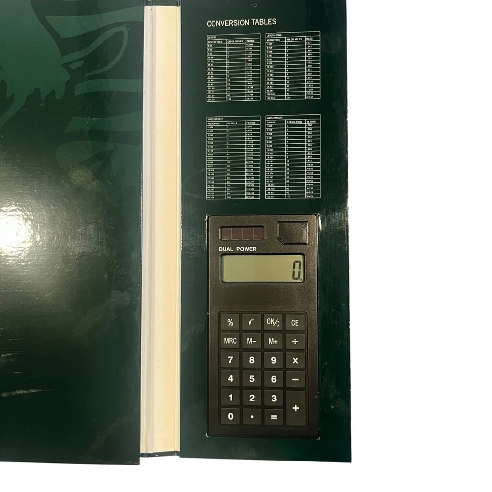 Rhino Green A4 Calculator Notebook‎ Grid Graph Paper Working School Learning